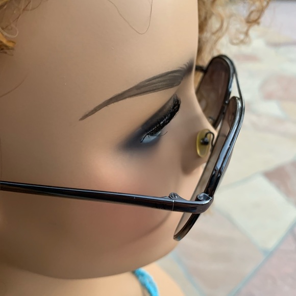 Armani Exchange AX2002 Shiny Gunmetal & Black Aviator Unisex Sunglasses - Picture 2 of 11